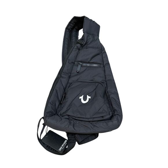 True Religion TR2996 Convertible Sling Black One Size New with tags - Picture 1 of 3